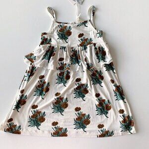 Kate Quinn Organics Bamboo Pecan Calendula Girl Dress 6 Years